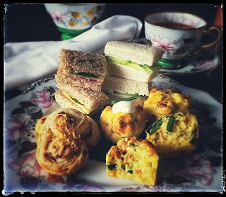 Vintage Afternoon Tea Sandwiches